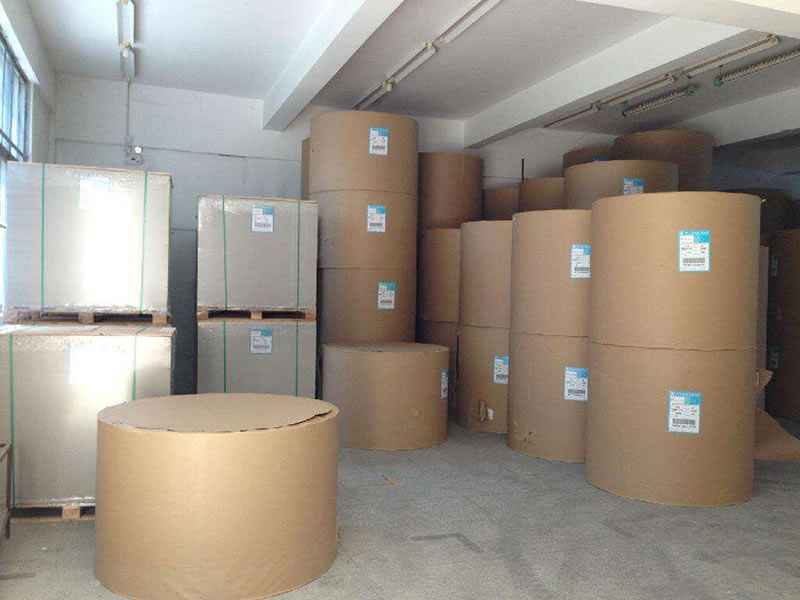 Warehouse center of imported paper